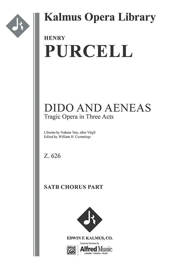 Dido and Aeneas, Z. 626 Cover Image