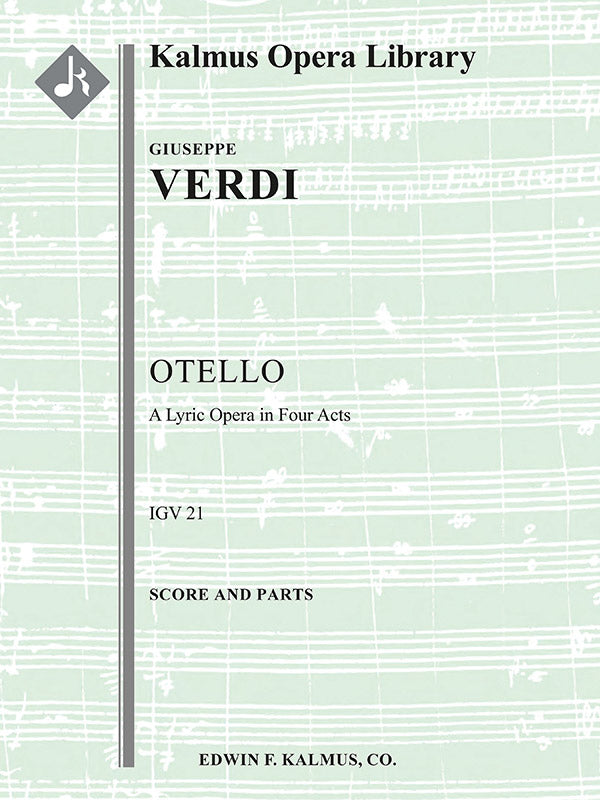 Otello: A Lyric Drama in Four Acts (complete) Cover Image