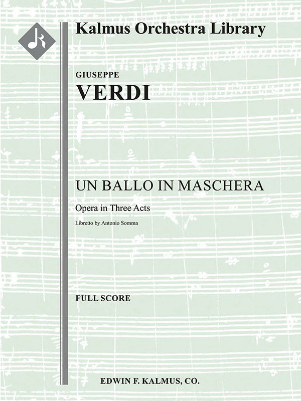 Un Ballo in Maschera (complete) Cover Image