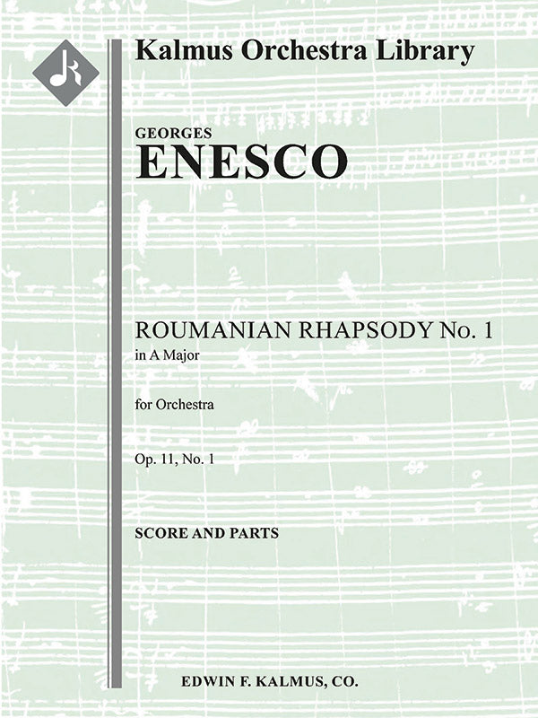 Roumanian Rhapsody Op. 11, No. 1 in A Major Cover Image