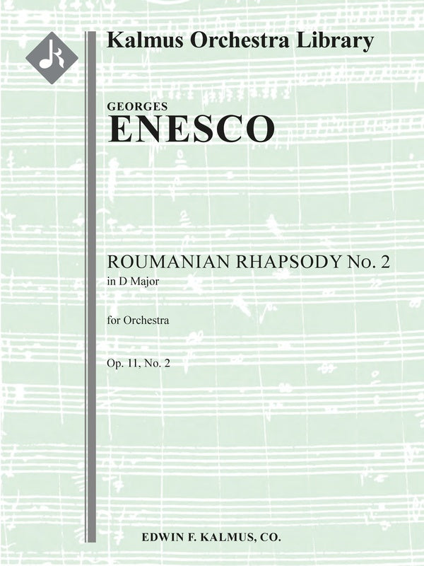 Roumanian Rhapsody Op. 11, No. 2 Cover Image