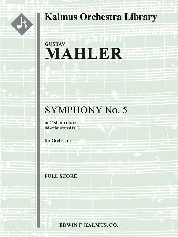 Symphony No. 5 in C-sharp minor (3rd version) Cover Image