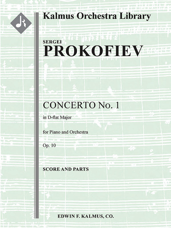 Concerto for Piano No. 1 in D-flat, Op. 10 Cover Image
