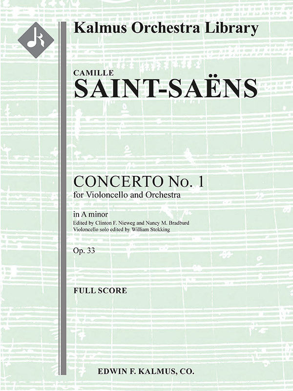 Concerto for Cello No. 1 in A minor, Op. 33 Cover Image