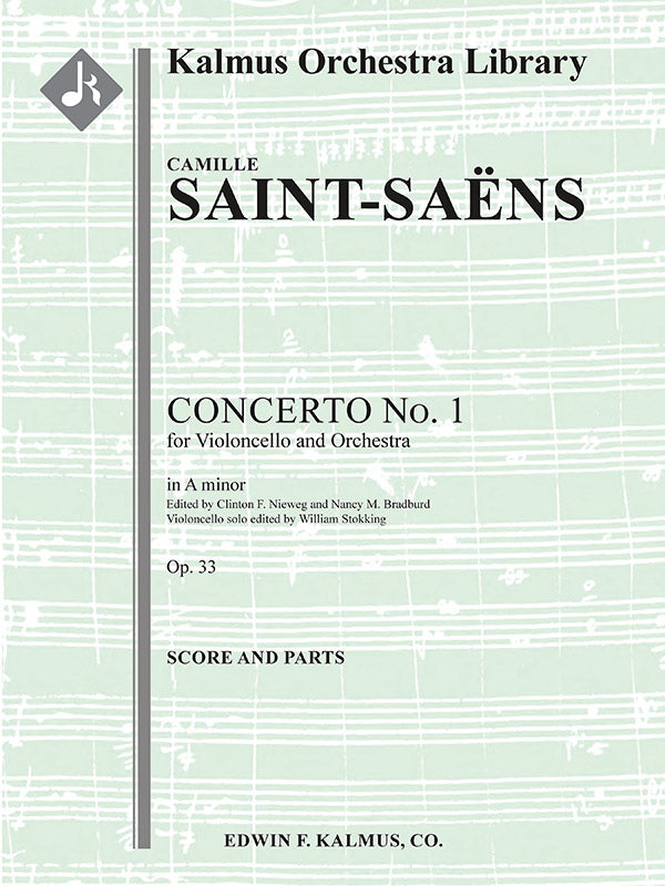 Concerto for Cello No. 1 in A Minor, Op. 33 Cover Image