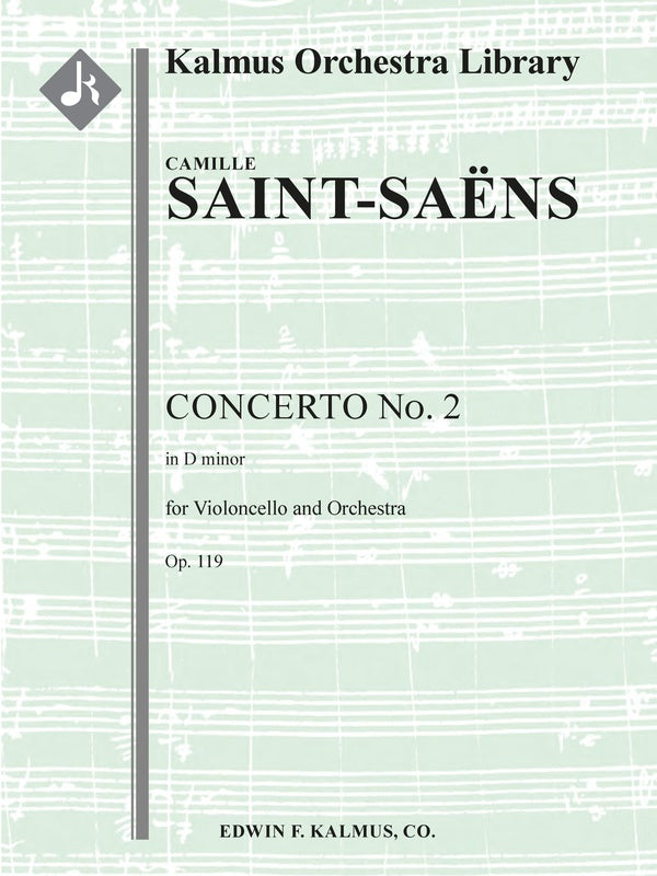 Concerto for Cello No. 2 in D minor, Op. 119 Cover Image