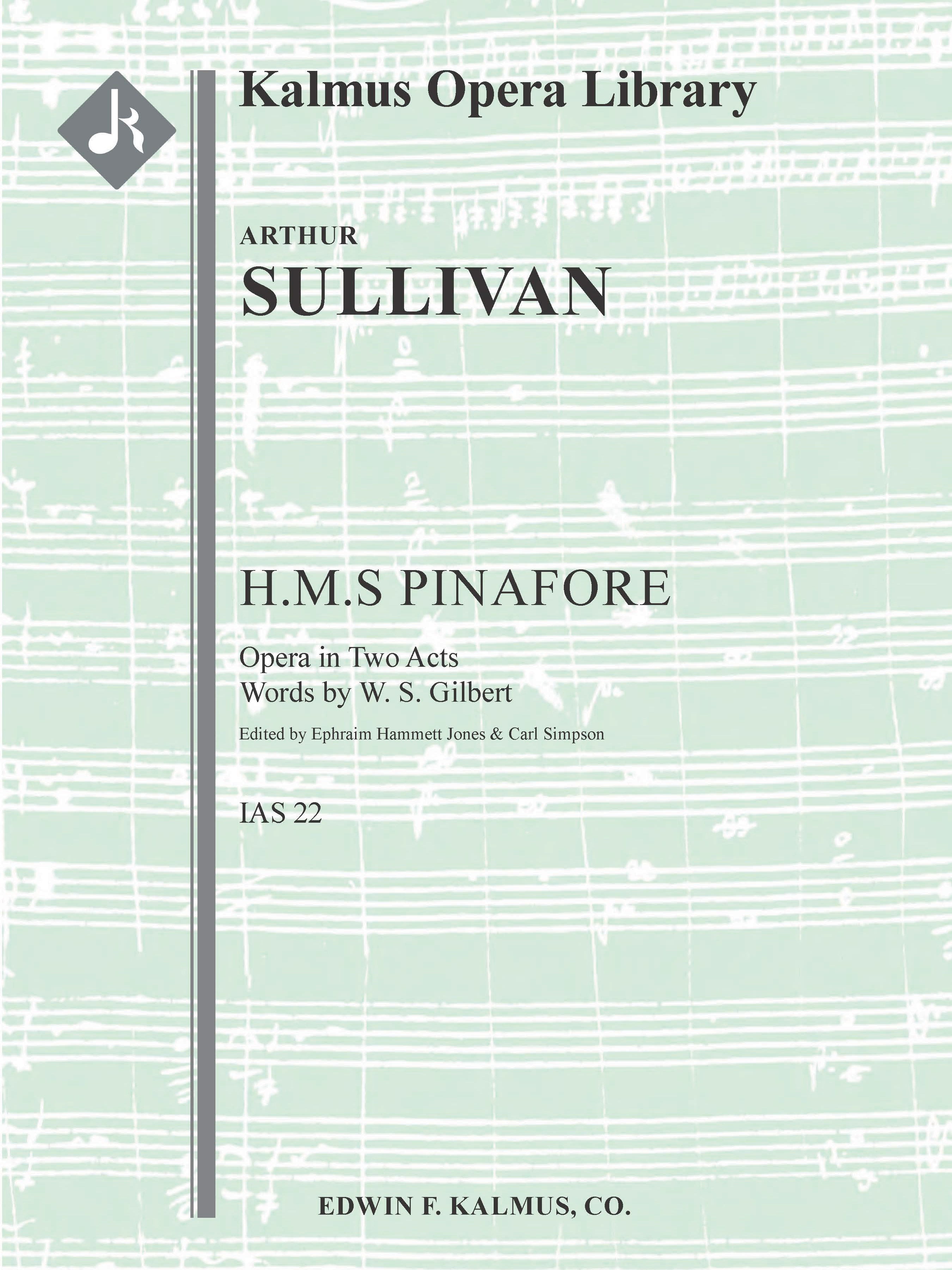 HMS Pinafore (Simpson/Jones) Cover Image