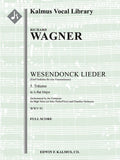 Wesendonck Lieder: No. 5, Traume [composer's transcription - A-flat] (Fuenf Gedichte fuer eine Frauenstimme) Cover Image