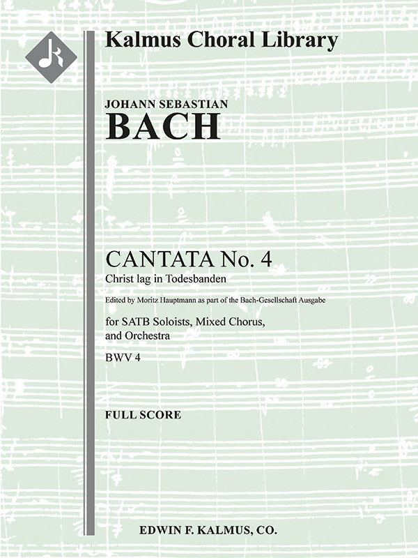 Cantata No. 4: Christ lag in Todesbanden, BWV 4 (3rd version) Cover Image