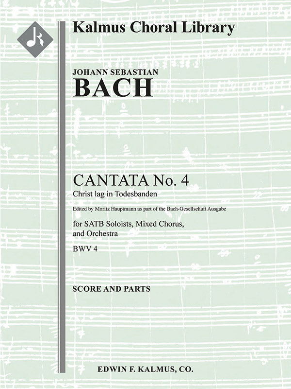 Cantata No. 4: Christ lag in Todesbanden, BWV 4 (3rd version) Cover Image