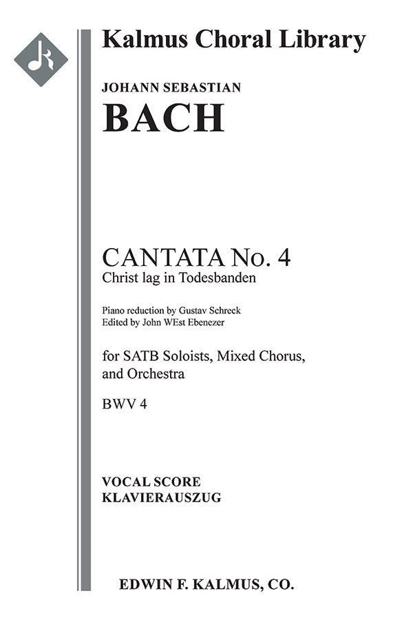 Cantata No. 4: Christ lag in Todesbanden, BWV 4 (3rd version) Cover Image
