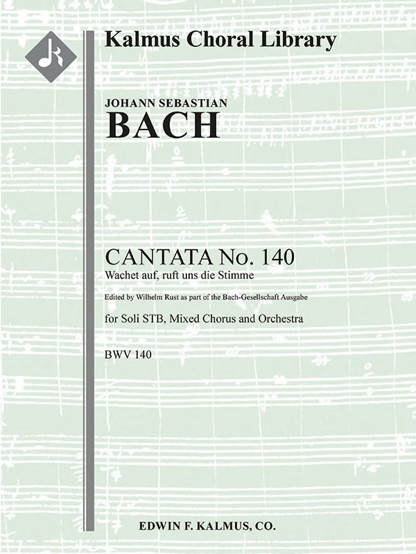 Cantata No. 140: Wachet auf, ruft uns die Stimme, BWV 140 Cover Image