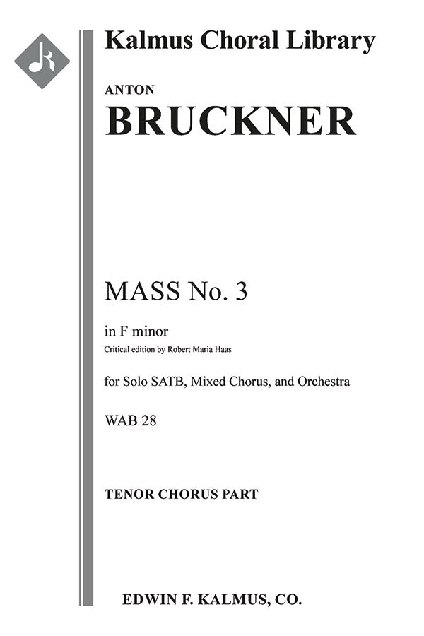 Mass No. 3 in F minor Cover Image