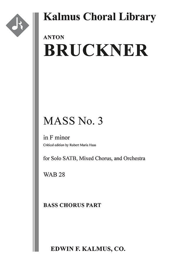 Mass No. 3 in F minor Cover Image
