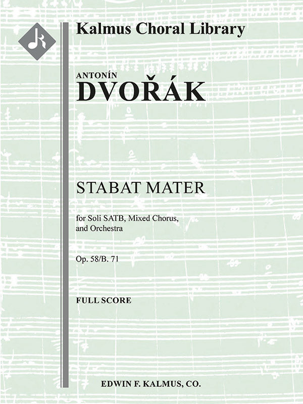 Stabat Mater, Op. 58/B. 71 Cover Image