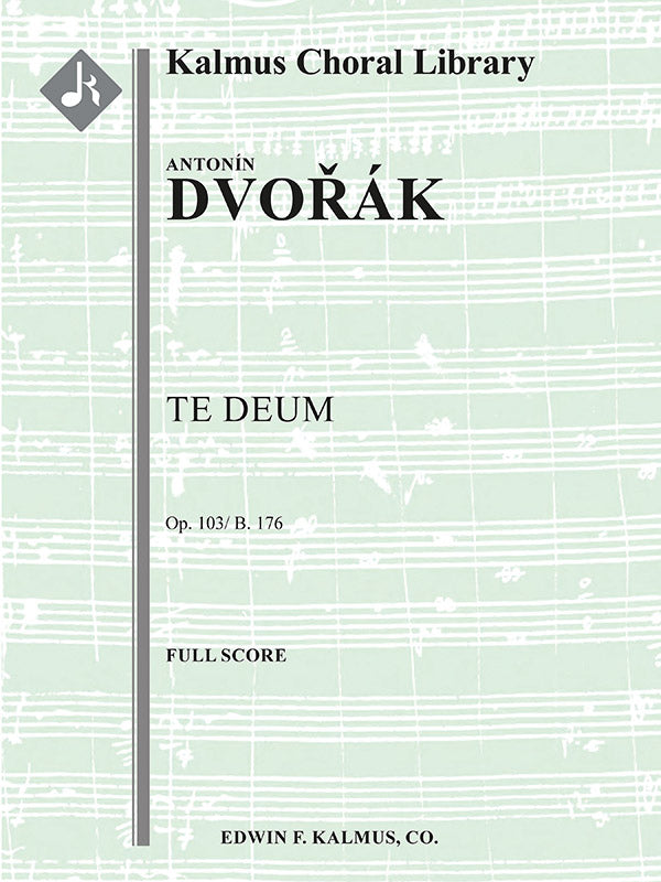 Te Deum, Op. 103/B. 176 Cover Image