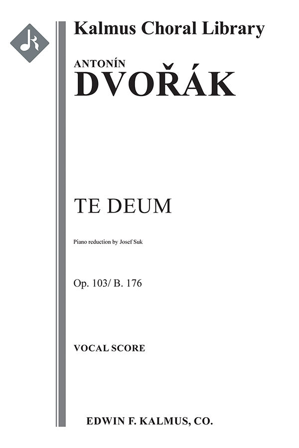 Te Deum, Op. 103/B. 176 Cover Image
