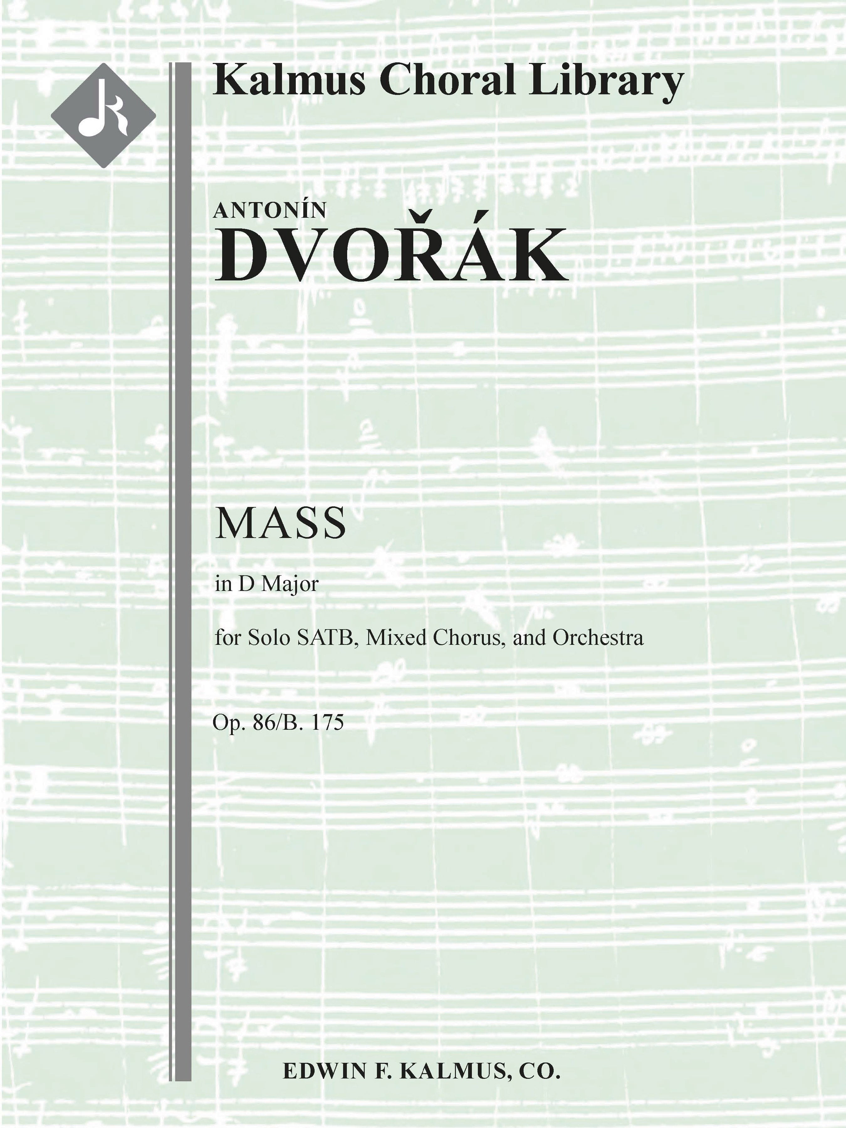 Mass in D, Op. 86/B. 175 Cover Image