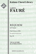 Requiem, Op. 48 (final version - 1900) Cover Image