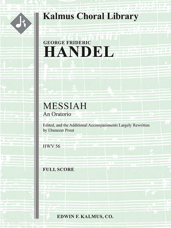 Messiah, HWV 56 (complete, Prout Edition) Cover Image