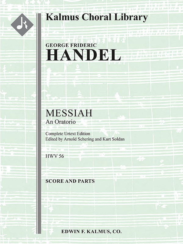 Messiah, HWV 56 (complete Urtext) Cover Image