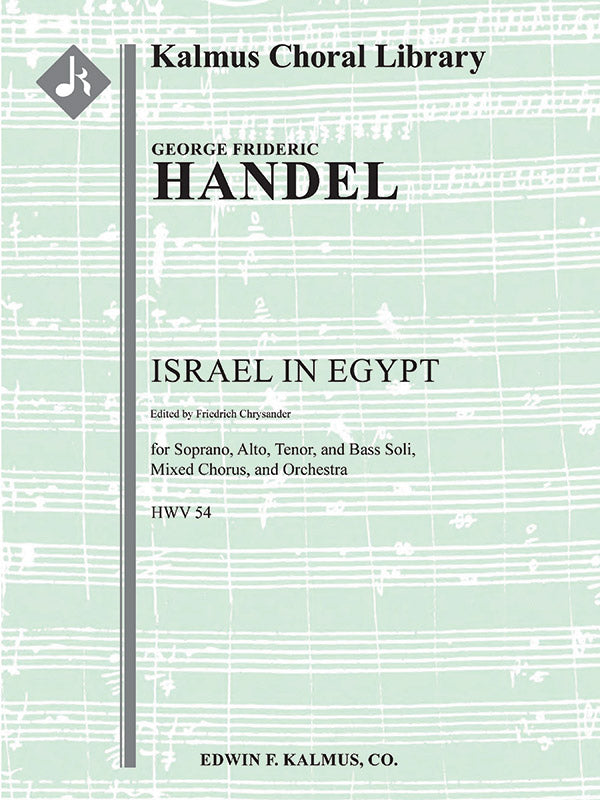 Israel in Egypt, HWV 54 Cover Image