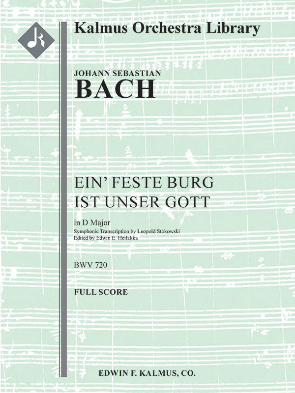 Chorale Prelude: Ein' feste Burg ist unser Gott, BWV 720 Cover Image