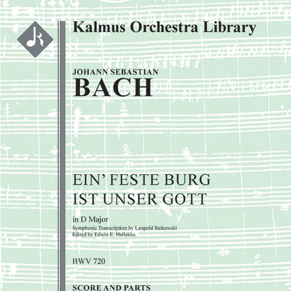 Chorale Prelude: Ein' feste Burg ist unser Gott, BWV 720 Cover Image