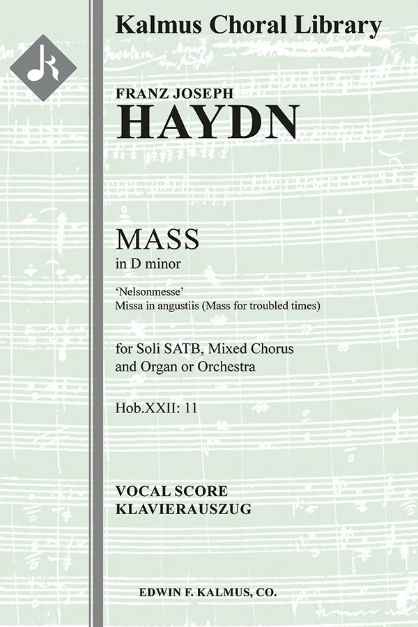 Missa in D minor, Hob.XXII: 11 'Nelsonmesse' (Lord Nelson Mass; Coronation Mass; Missa in Angustiis) Cover Image
