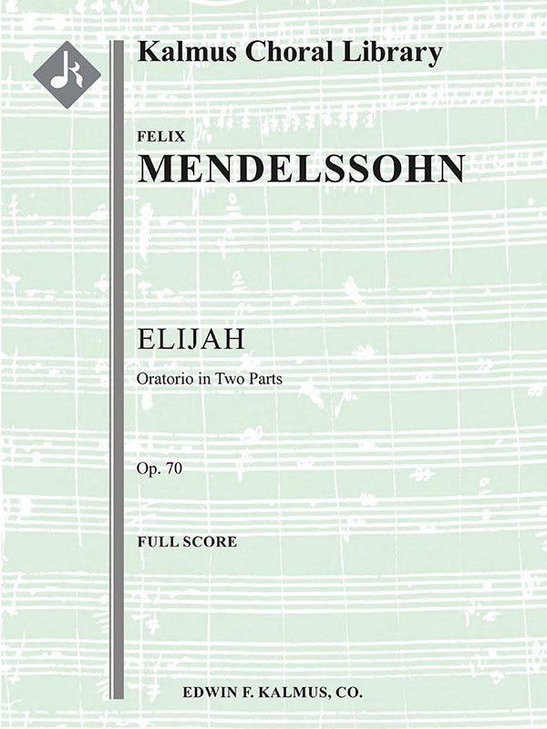 Elijah (Elias), Op. 70 Cover Image