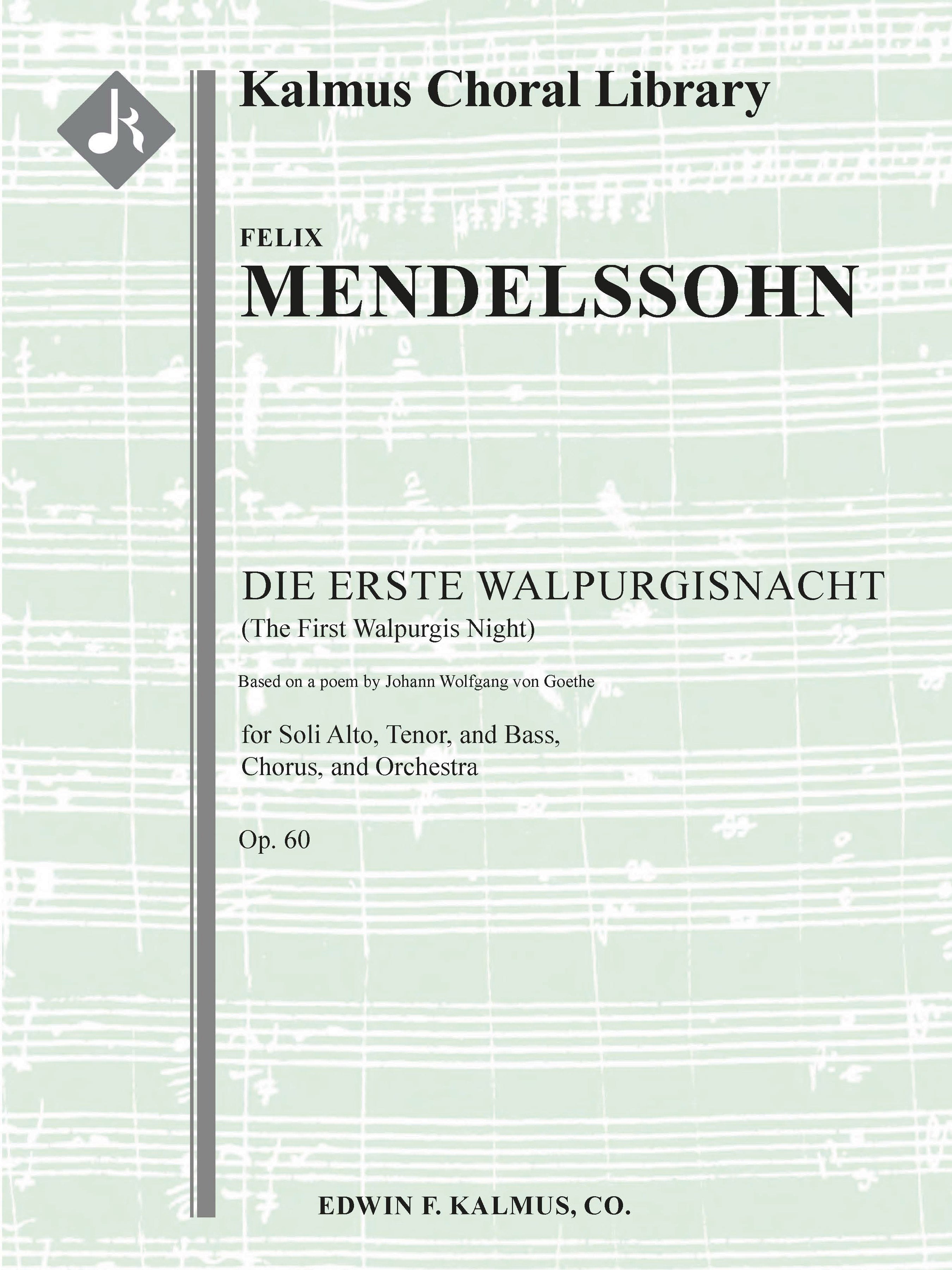 Die Erste Walpurgisnacht, Op. 60 Cover Image