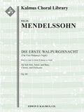 Die Erste Walpurgisnacht, Op. 60 Cover Image