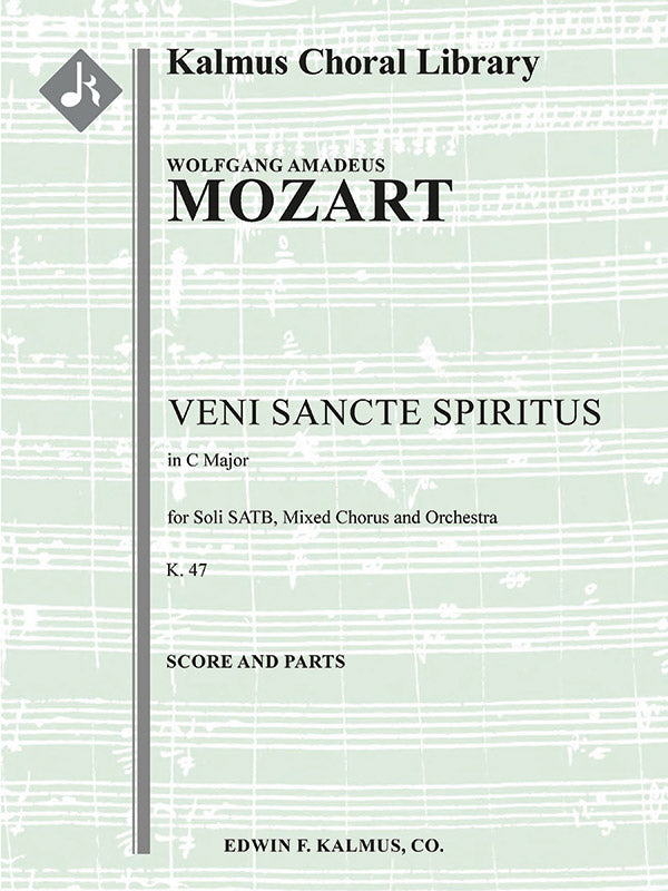 Veni Sancte Spiritus, K. 47 Cover Image