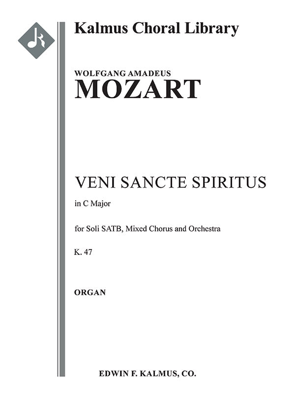 Veni Sancte Spiritus, K. 47 Cover Image