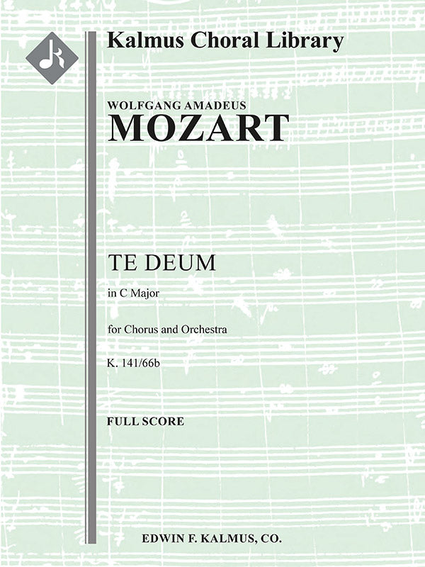 Te Deum in C, K. 141/66b Cover Image