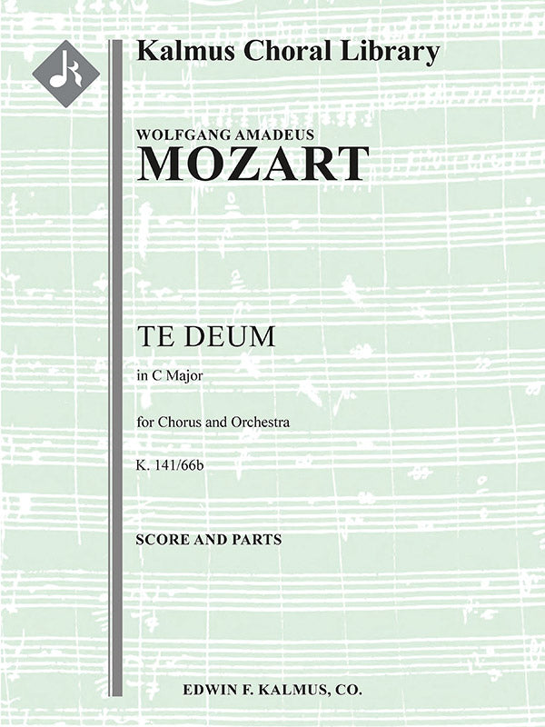 Te Deum in C, K. 141/66b Cover Image