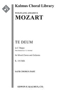 Te Deum in C, K. 141/66b Cover Image