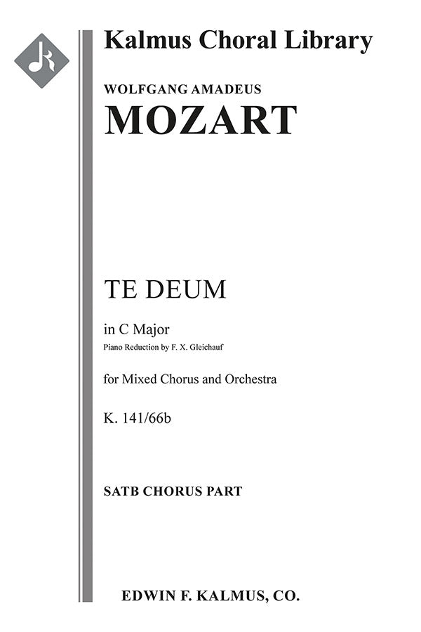 Te Deum in C, K. 141/66b Cover Image