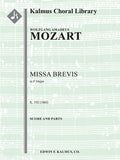 Missa Brevis in F, K. 192/186f Cover Image