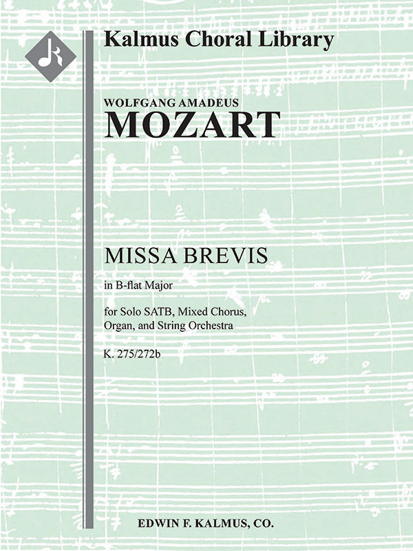 Missa Brevis in B-flat, K. 275/272b Cover Image