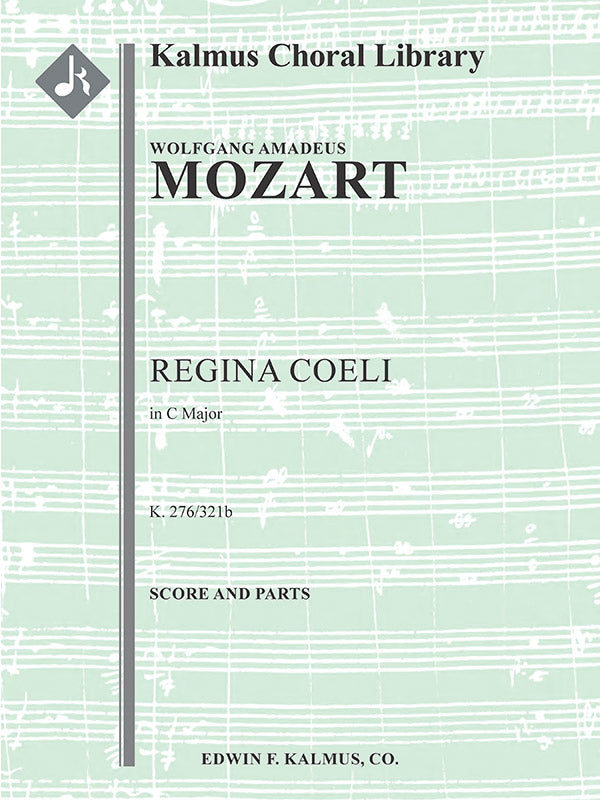 Regina Coeli in C, K. 276/321b Cover Image