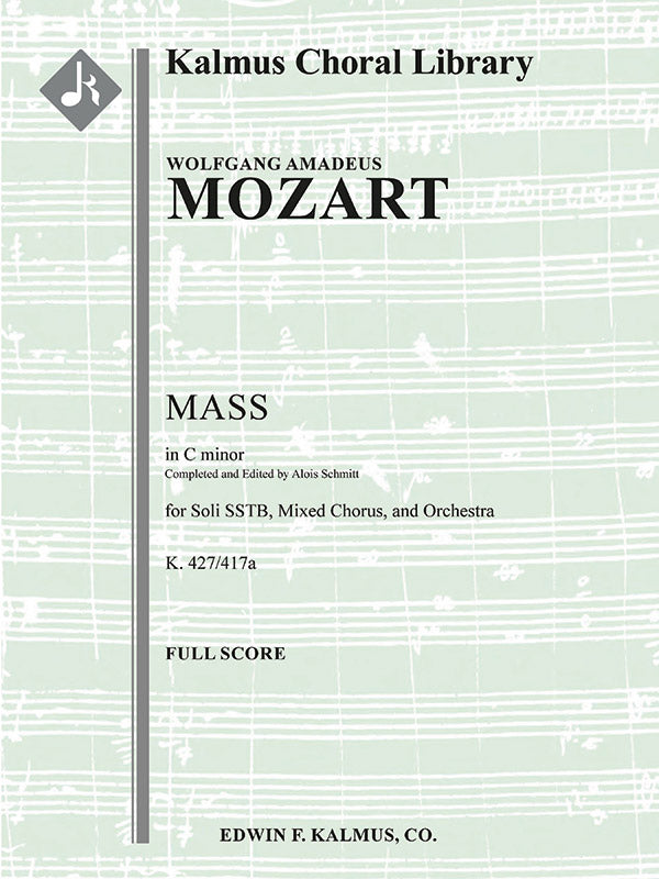 Mass in C minor, K. 427/417a (Schmitt) Cover Image