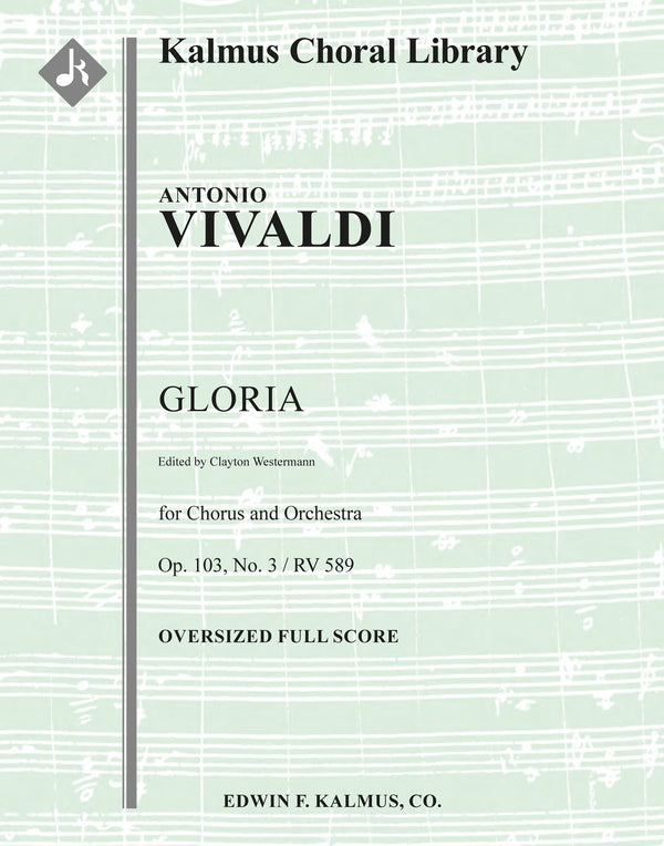 Gloria in D, Op. 103 No. 3/ RV 589 Cover Image