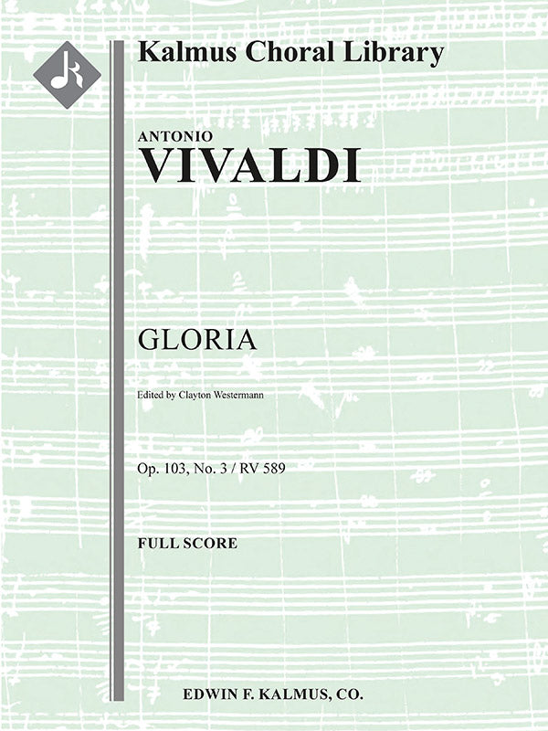 Gloria in D, Op. 103 No. 3/ RV 589 Cover Image