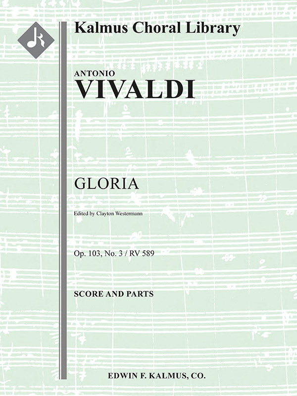 Gloria in D, Op. 103 No. 3/ RV 589: Full Orchestra Conductor Score