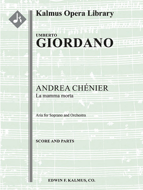 Andrea Chenier: Aria (soprano): La mamma morta (excerpt) Cover Image