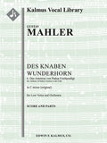 Des Knaben Wunderhorn; No. 6: Des Antonius von Padua Fischpredigt, low voice (C minor, original key) Cover Image