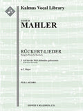 Songs to Poems by Rueckert; No. 3: Ich bin der Welt abhanden gekommen, high voice (F, transposed) Cover Image