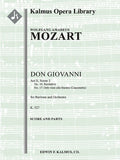 Don Giovanni, K. 527; Act II, Nos. 16 & 17: Canzonetta (Serenade): Deh vieni alla finestra (baritone) Cover Image