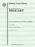 Io ti lascio, o cara, addio, K.Anh. 245/K. 621a Cover Image